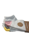 3 Pack Bamboo Trainer Socks Multi Pastel
