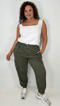 CurveWow Cargo Trouser Khaki