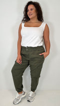CurveWow Cargo Trouser Khaki