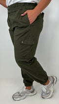 CurveWow Cargo Trouser Khaki