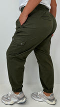 CurveWow Cargo Trouser Khaki