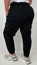 CurveWow Cargo Trouser Black