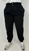 CurveWow Cargo Trouser Black