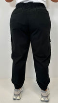 CurveWow Cargo Trouser Black