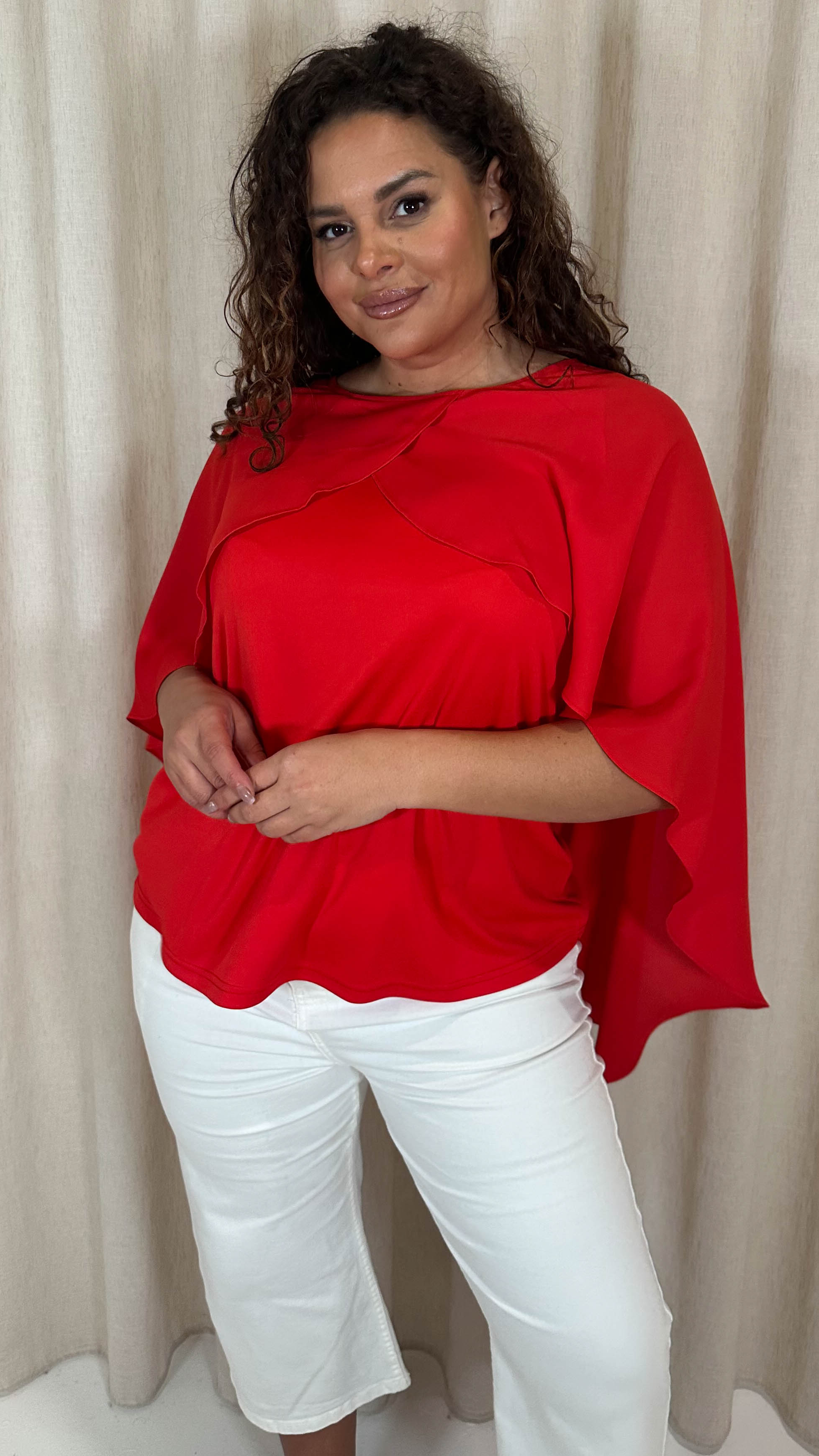 CurveWow Cape Top Red