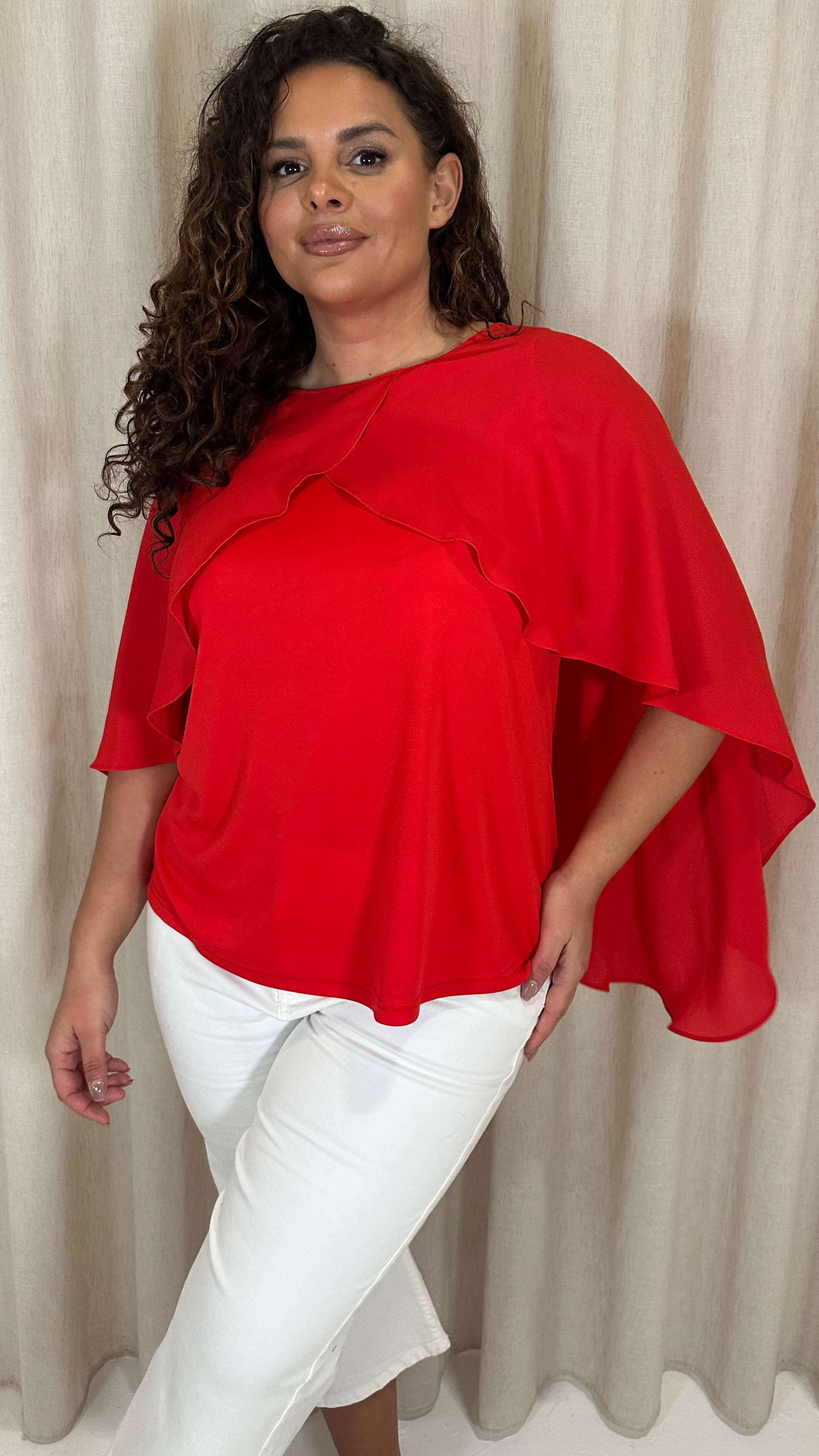 CurveWow Cape Top Red