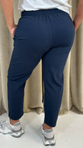CurveWow Cropped Jogger Navy
