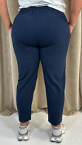 CurveWow Cropped Jogger Navy