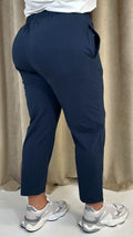 CurveWow Cropped Jogger Navy
