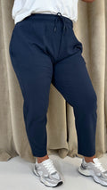 CurveWow Cropped Jogger Navy