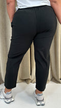 CurveWow Cropped Jogger Black