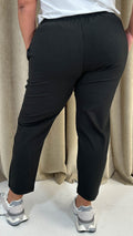 CurveWow Cropped Jogger Black