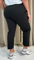 CurveWow Cropped Jogger Black