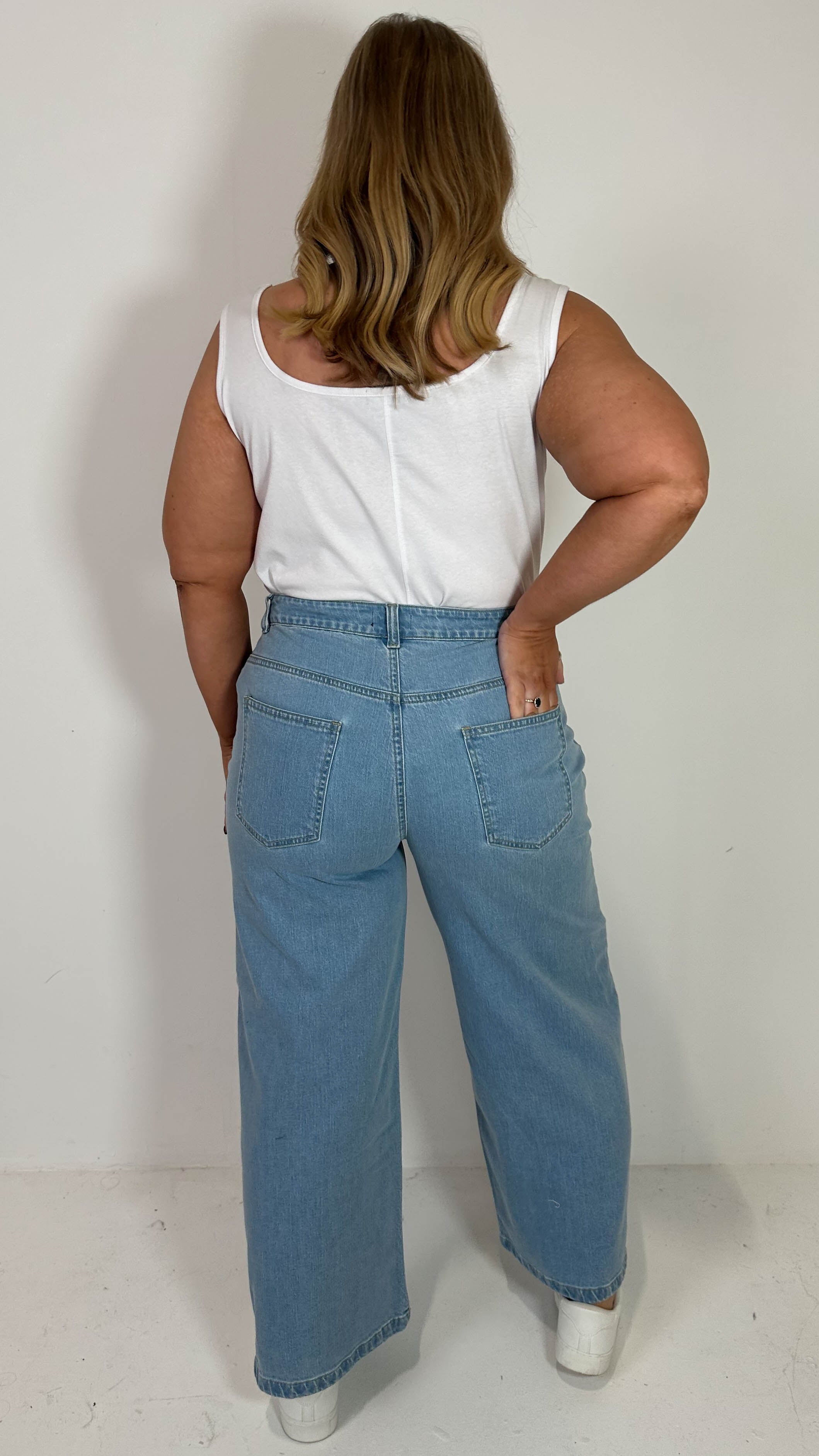 CurveWow Wideleg Jeans Denim
