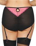 Curvy Kate In Love With Lace Black/Pink High Waist Brief