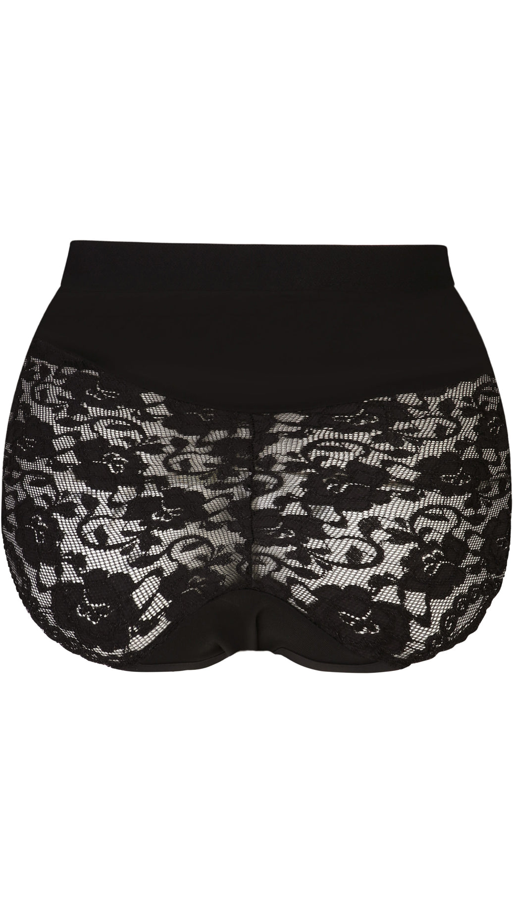 CurveWow 3 Pack Lace Briefs Black