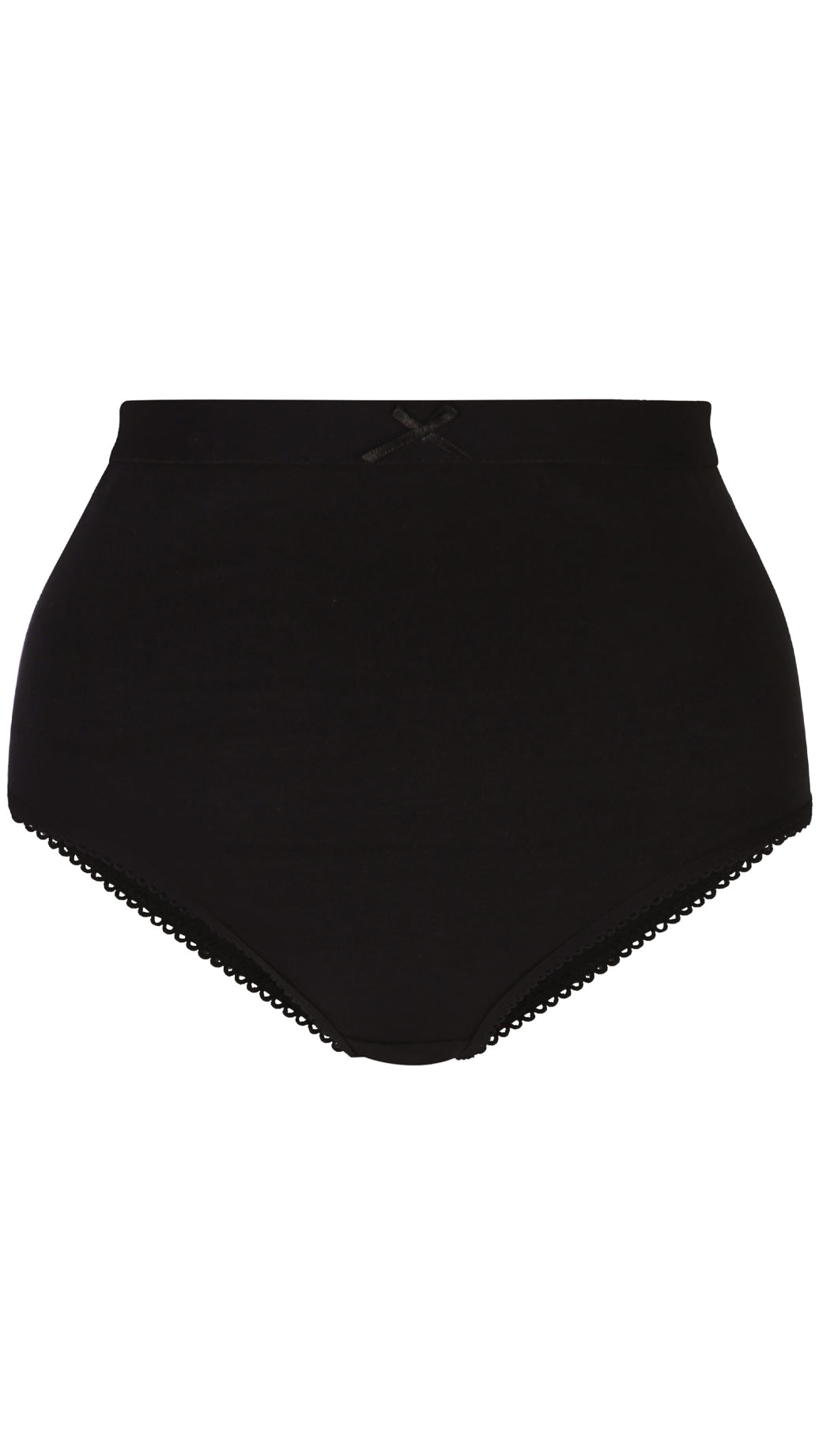 CurveWow 5 Pack Full Cotton Brief Black & Red