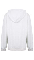 CurveWow Zip Through Hoodie Grey Marl