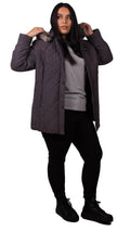 Beatrix Quilted Padded Jacket Charcoal