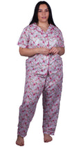 CurveWow Short Sleeve Pyjama Set Floral
