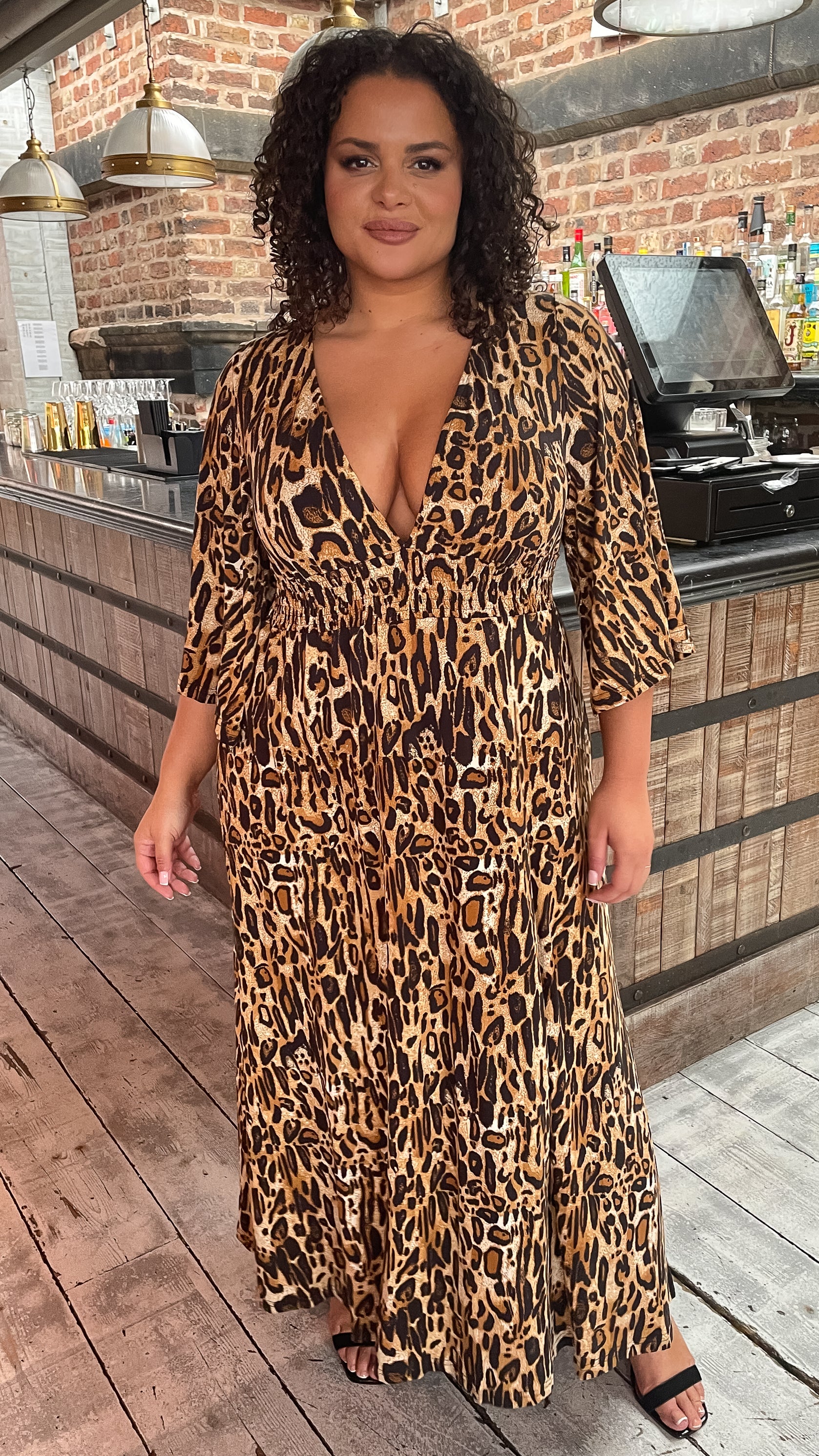 Dancing Dove Green Leopard Print Yondal Dress Silkfred Bardot Wrap Maxi Dress In Leopard Print ASOS Dancing Dove Green Leopard Print Yondal Dress Silkfred Bardot Wrap Maxi Dress In Leopard Print ASOS