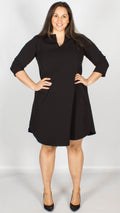Taupo A-Line Shift Dress with Keyhole Detailing