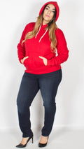 Amelia Pullover Hoody Red