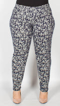 Millie Floral Navy Trousers