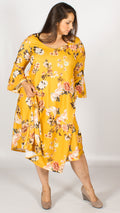 Malvern Mustard Floral Dress