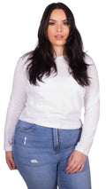 Elliana Long Sleeve T-Shirt White