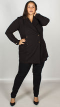 Cathy Black Blazer Coat