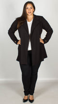 Cathy Black Blazer Coat