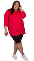 CurveWow Tunic T-Shirt Red