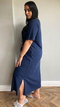 CurveWow Navy 'Wild at Heart' Nightgown