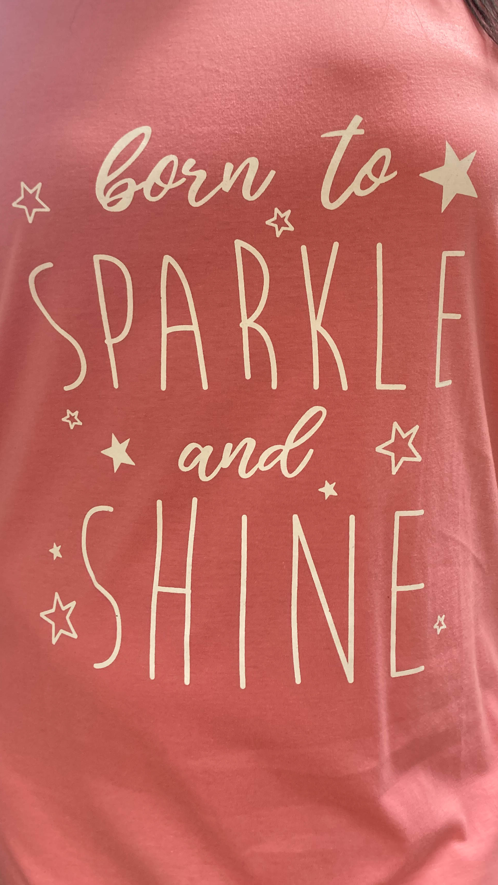 CurveWow Pink 'Born to Sparkle…' Nightgown