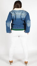 Lorient Faux Shearling Removeable Collar Denim Jacket