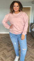 CurveWow Sweatshirt Pink