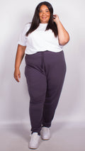 Curvewow Navy Lounge Joggers