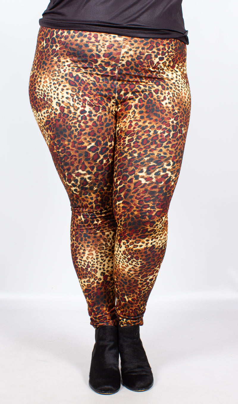 Ganni Leopard Print Leggings