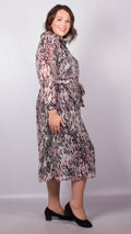 Kylie Leopard Print Maxi Dress