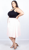 Charlene Pink Midi Skirt