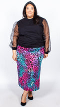 Callie Leopard Print Skirt