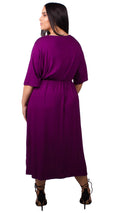 CurveWow Purple Maxi Dress