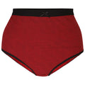 CurveWow 5 Pack Full Cotton Brief Black & Red
