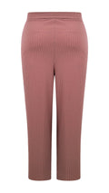 CurveWow Ribbed Wide Leg Lounge Trousers