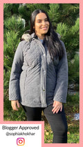 Beatrix Quilted Padded Jacket Charcoal